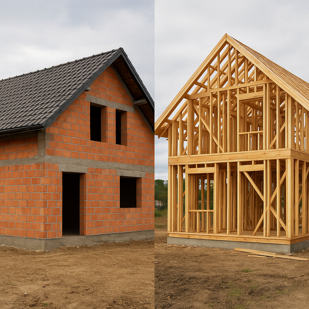 Porównanie technologii budowy domów murowanych i szkieletowych