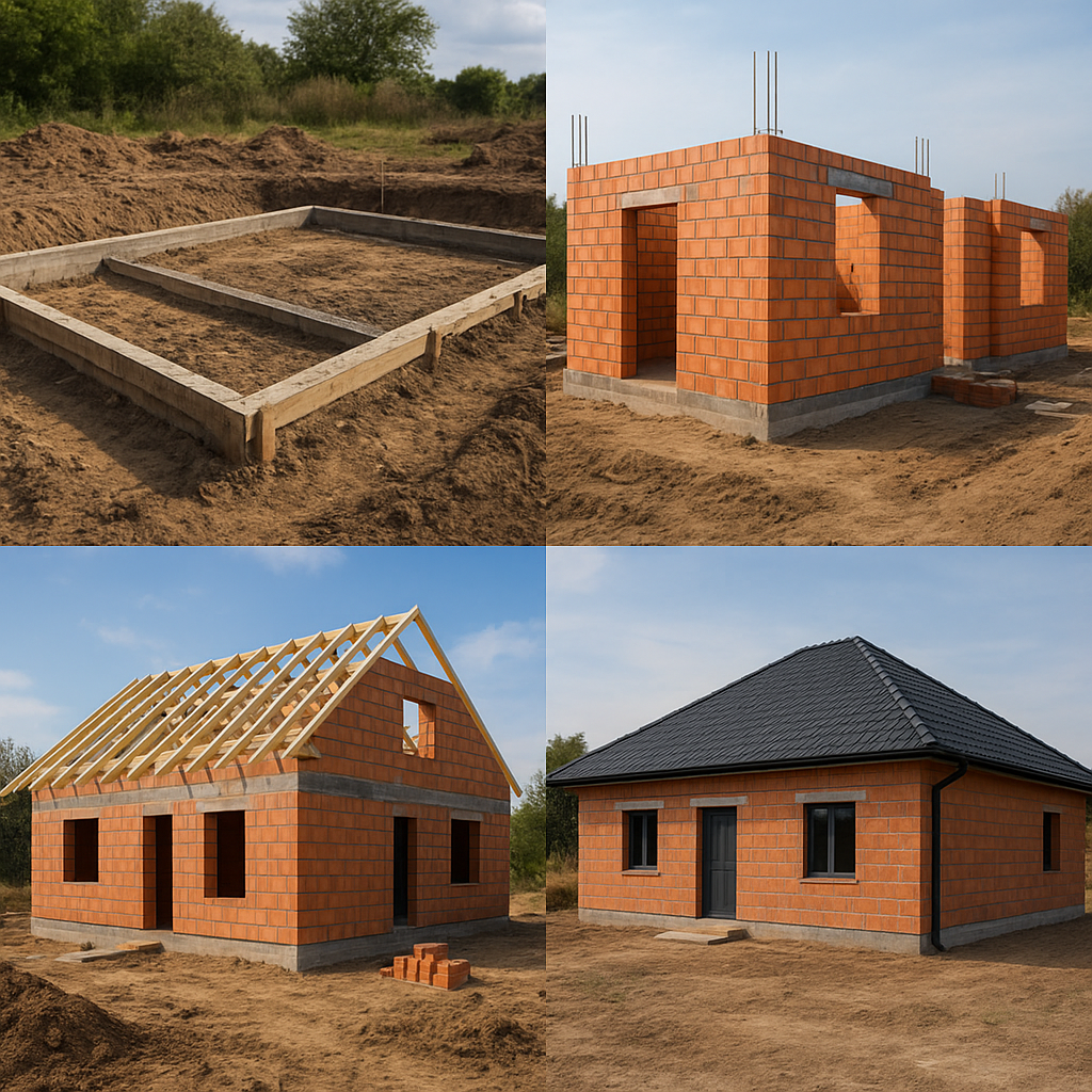 Główne etapy budowy domu murowanego